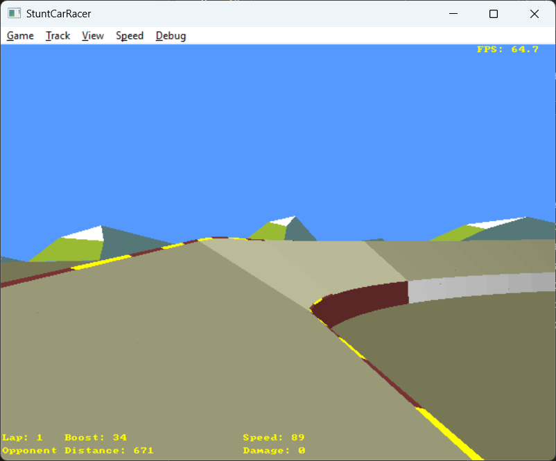 Stunt Car Racer running on Windows
